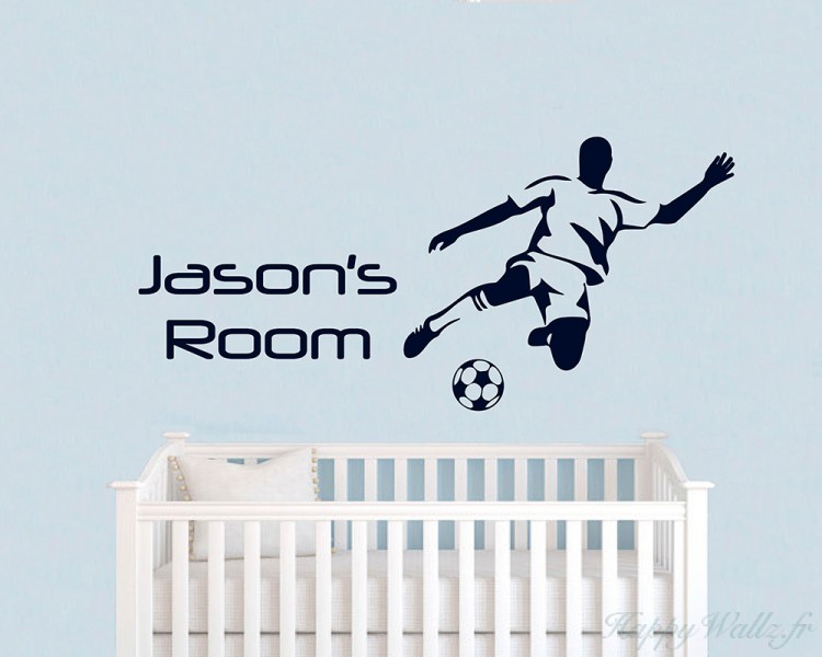 Joueur de football avec nom personnalisé Joueur de football avec nom personnalisé